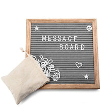 Load image into Gallery viewer, Hot Beautiful Felt Letter Board Wooden Frame Changeable mark Numbers Characters Message Boards for Home Office signs