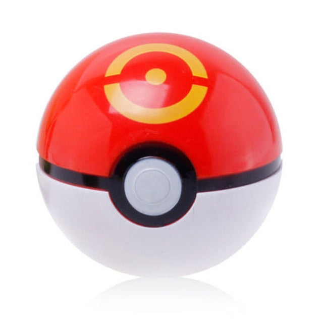 Cheap EDC 4Pcs Creative Mini Pokemon Pikachu Poke Ball Pop-up Deformation  Toy Kids Gift