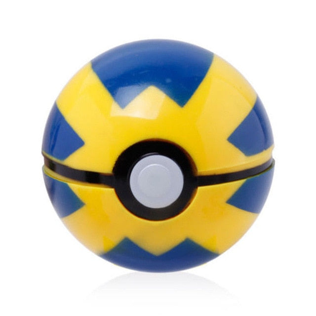 Cheap EDC 4Pcs Creative Mini Pokemon Pikachu Poke Ball Pop-up Deformation  Toy Kids Gift